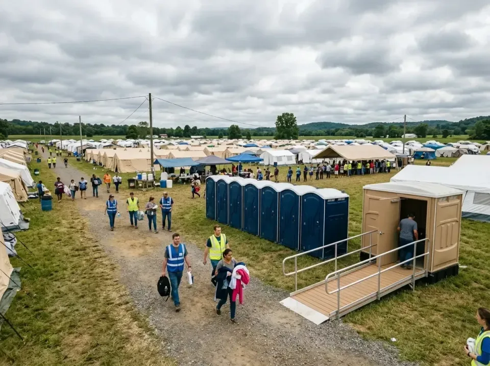 disaster-relief-camp-restrooms-010 — frequently asked questions, Dumpster & Portable Bathrooms Rental in North Fair Oaks, CA